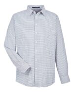 Men's CrownLux Performance® Micro Windowpane Woven Dress Shirt - Image 3