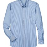 Men’s Crown Collection® Banker Stripe Woven Dress Shirt