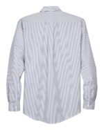 Men's Crown Collection® Banker Stripe Woven Dress Shirt - Image 4