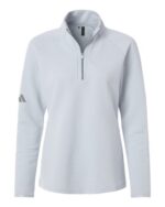 Adidas A589 Women's Spacer Quarter-Zip Pullover - Image 9