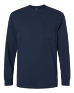 Unisex Ultra Cotton® Long Sleeve Pocket T-Shirt - Image 3
