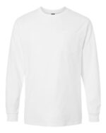 Unisex Ultra Cotton® Long Sleeve Pocket T-Shirt - Image 9