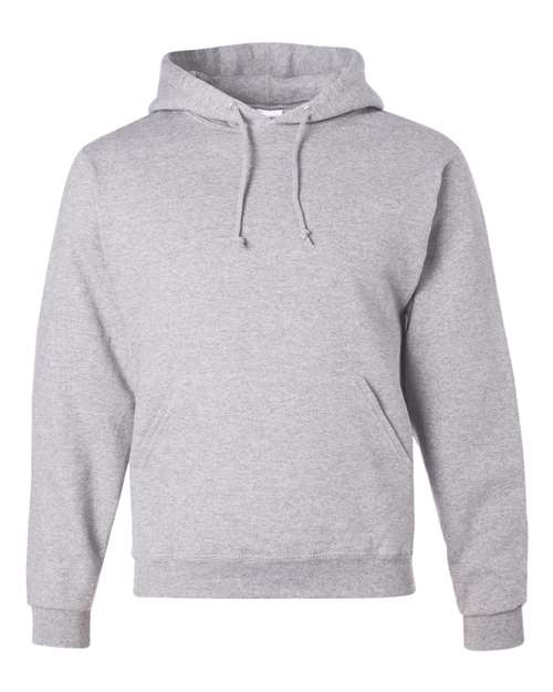 Unisex NuBlend® Hooded Sweatshirt — Ash (front) Unisex NuBlend® Hooded Sweatshirt