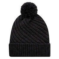 Acrylic / Polyester Satin Cuff Toque (Pom Pom 8cm, Women’s)
