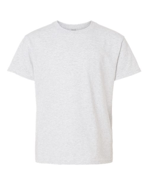 Youth DryBlend® T-Shirt — Ash (front) Youth DryBlend® T Shirt