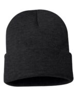 12" Solid Cuffed Beanie - Image 21