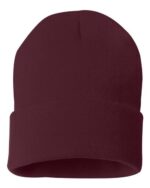12" Solid Cuffed Beanie - Image 37