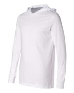 Unisex Jersey Hooded Long Sleeve Tee - Image 5