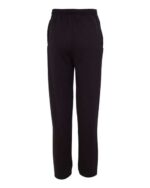 Unisex Powerblend® Open-Bottom Sweatpants with Pockets - Image 3