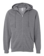 Unisex Midweight Full-Zip Hooded Sweatshirt - Image 9