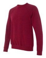 Unisex Sponge Fleece Raglan Crewneck Sweatshirt - Image 9