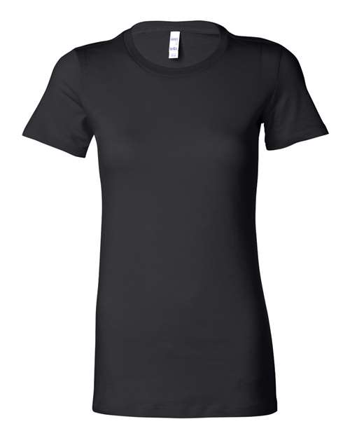 Women’s Slim Fit Tee — Black (front) Women’s Slim Fit Tee