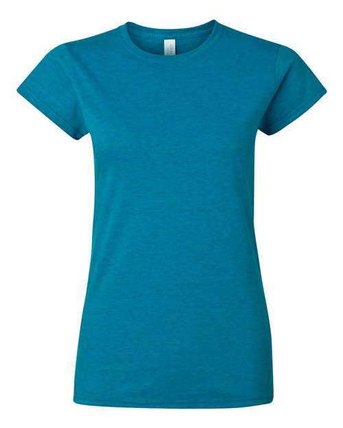 Women’s Softstyle® T-Shirt — Antique Sapphire (front) Women’s Softstyle® T Shirt