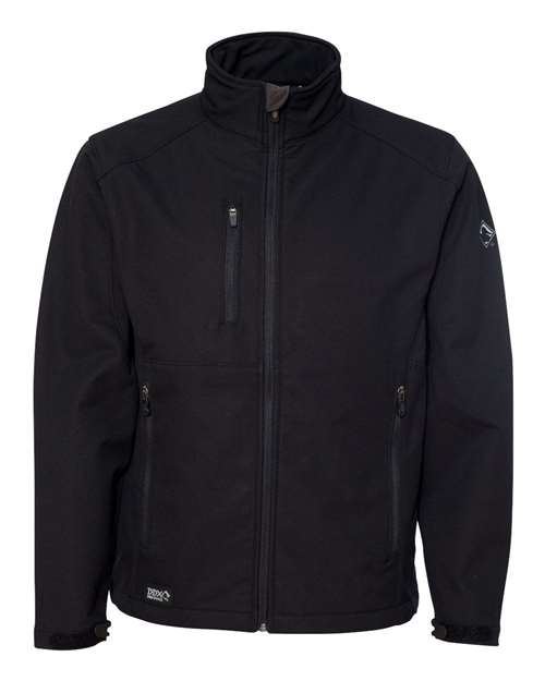 Men’s Acceleration Waterproof Soft Shell Jacket — Black (front) Men's Acceleration Waterproof Soft Shell Jacket - Image 1