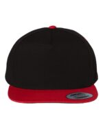 Five-Panel Cotton Twill Snapback Cap - Image 3