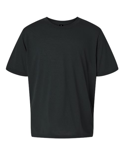 Youth Performance® T-Shirt — Black (front) Youth Performance® T Shirt