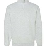 Unisex Nublend® Cadet Collar Quarter Zip Sweatshirt