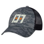 Cotton Drill / Soft Polyester Mesh 6 Panel Constructed Full Fit (Urban Camo, Mesh Back)