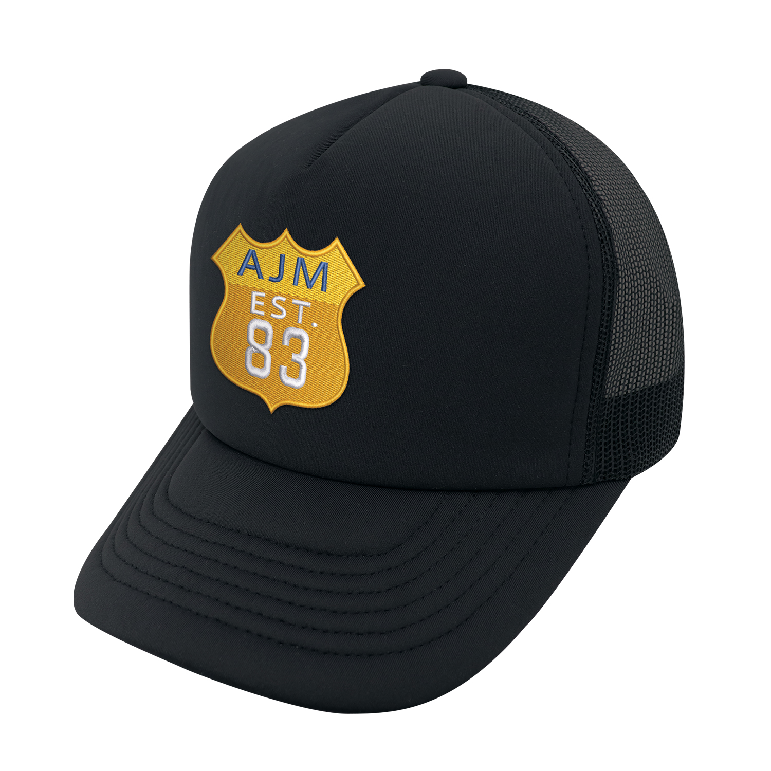 Polyester / Polyester Mesh 5 Panel Traditional (Mesh Back) 4 1/4” Crown height Foam & tricot laminated front panel Plastic adjustable back strap (S1) Polyester / Polyester Mesh 5 Panel Traditional (Mesh Back)