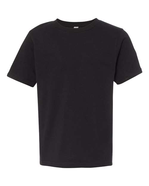 Youth Cotton T-Shirt — Black (front) Youth Cotton T Shirt