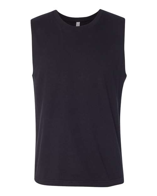 Jersey Muscle Tank — Black (front) Jersey Muscle Tank