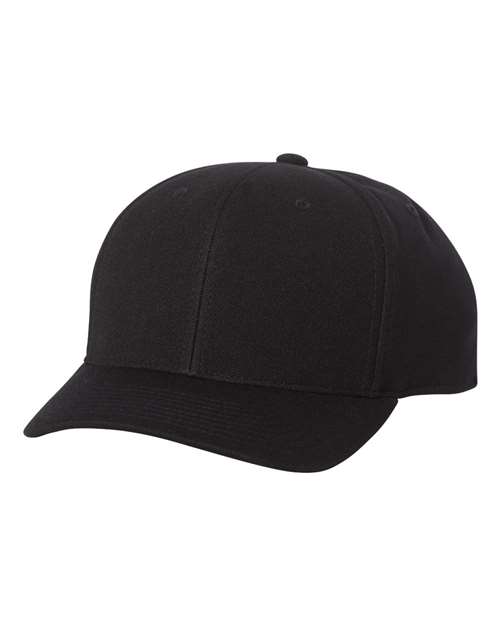 110® Cool & Dry Mini-Piqué Cap — Black (front) 110® Cool & Dry Mini Piqué Cap