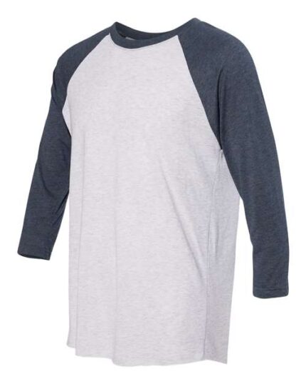 Unisex Triblend Three Quarter Raglan T Shirt
