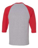 Unisex Heavy Cotton™ Raglan Three-Quarter Sleeve T-Shirt - Image 9