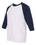 Unisex Heavy Cotton™ Raglan Three-Quarter Sleeve T-Shirt - Image 16