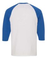Unisex Heavy Cotton™ Raglan Three-Quarter Sleeve T-Shirt - Image 23