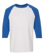 Unisex Heavy Cotton™ Raglan Three-Quarter Sleeve T-Shirt - Image 21