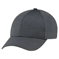 Polyester Heather 6 Panel Constructed Full Fit