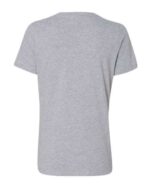 Women's Relaxed Heather CVC V-Neck Tee - Image 2