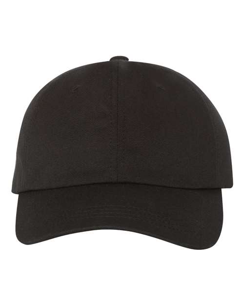Classic Dad Hat — Black (front) Classic Dad Hat