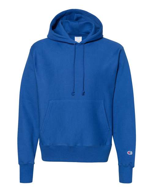 Unisex Reverse Weave® Hooded Sweatshirt — Athletic Royal (front) Unisex Reverse Weave® Hooded Sweatshirt - Image 1