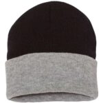 12″ Color Blocked Cuffed Beanie