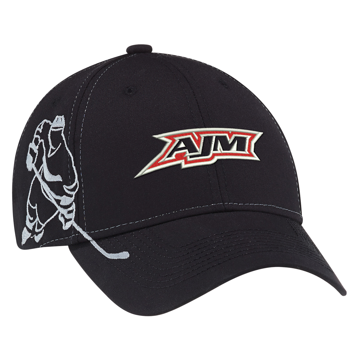 Polycotton 6 Panel Constructed Full-Fit (Sports) Buckram laminated front panels with Pro-Stitch Pre-curved peak with 8 rows of stitching Self cloth back strap with velcro closure (S3) Polycotton 6 Panel Constructed Full Fit (Sports)