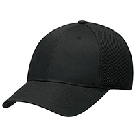 Polycotton / Polyester Honeycomb Mesh 6 Panel Constructed Contour (Mesh Back, Adjust A Fit)