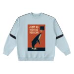 Oversized Crewneck Taped Sweatshirt - Image 2