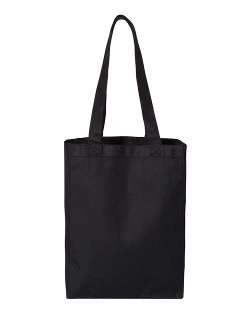 12L Gussetted Shopping Bag — Black (front) 12L Gussetted Shopping Bag