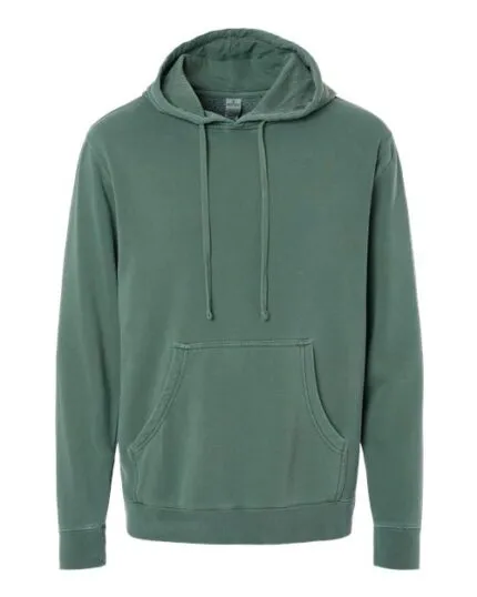 Unisex Midweight Pigment Dyed Hooded Sweatshirt