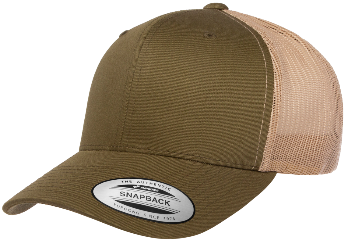 YP Classic Retro Trucker Cap 2-Tone