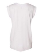 Women’s Flowy Rolled Cuffs Muscle Tee - Image 4