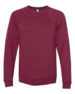 Unisex Sponge Fleece Raglan Crewneck Sweatshirt - Image 35
