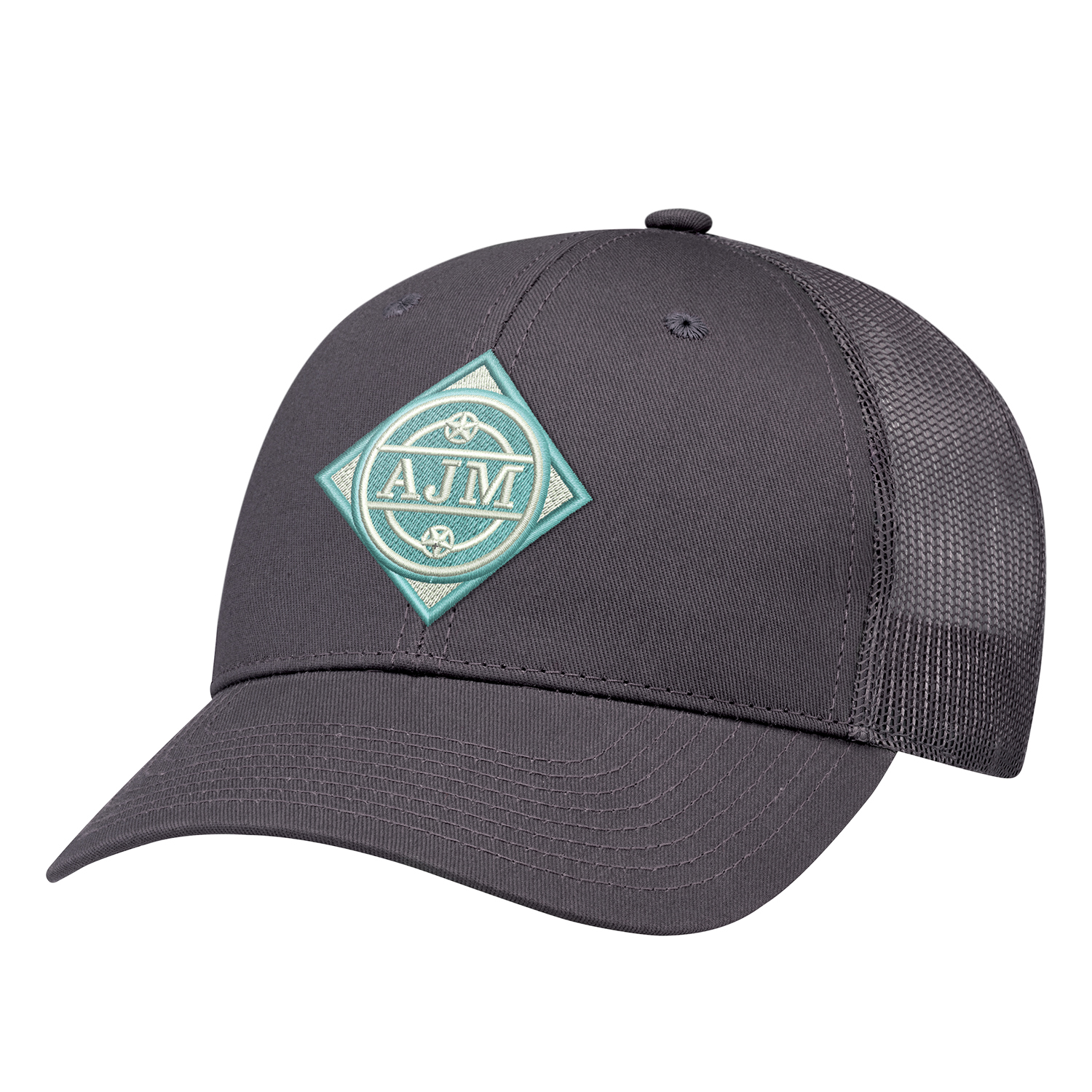 Cotton / Polyester Mesh 6 Panel Constructed Full-Fit (Mesh Back) Buckram laminated front panels with Pro-Stitch Pre-curved peak with 8 rows of stitching (P1) Plastic adjustable back strap (S1) Cotton / Polyester Mesh 6 Panel Constructed Full Fit (Mesh Back)