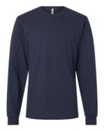 Unisex Fine Jersey Long Sleeve Tee - Image 5