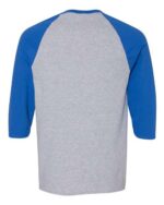 Unisex Heavy Cotton™ Raglan Three-Quarter Sleeve T-Shirt - Image 11