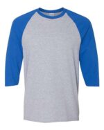 Unisex Heavy Cotton™ Raglan Three-Quarter Sleeve T-Shirt - Image 10