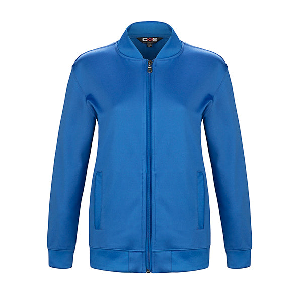 Ladies Full Zip Polyester Sweatshirt