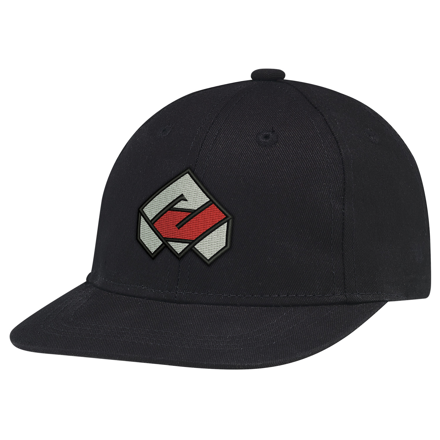 Deluxe Chino Twill 6 Panel Constructed Flat Peak (Youth) Buckram laminated front panels with Pro-Stitch Flat peak with 4 rows of stitching Plastic adjustable back strap (S1) Deluxe Chino Twill 6 Panel Constructed Flat Peak (Youth)